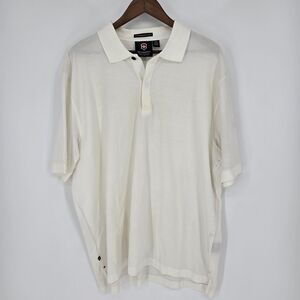 Mens Victorinox Cream Pima Cotton Polo XXL